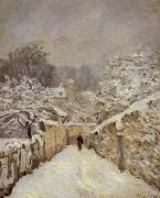 Alfred Sisley Snow at Louveciennes Spain oil painting artist
